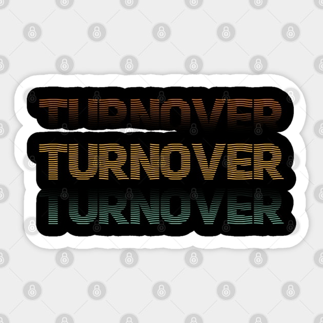 Distressed Vintage - Turnover Sticker by SIJI.MAREM